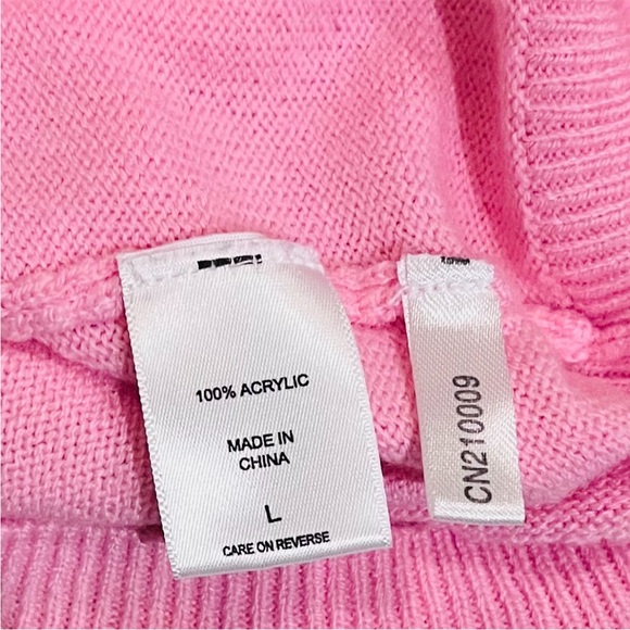 New York & Company Heart Print Tunic Sweater - Picture 6 of 8